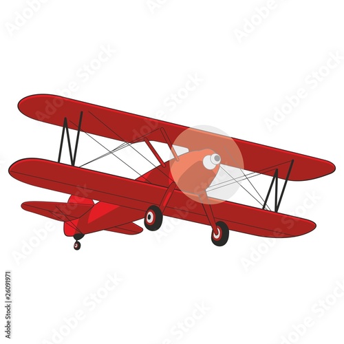 fully editable vector illustration airplane