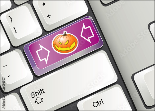 Teclado calabaza
