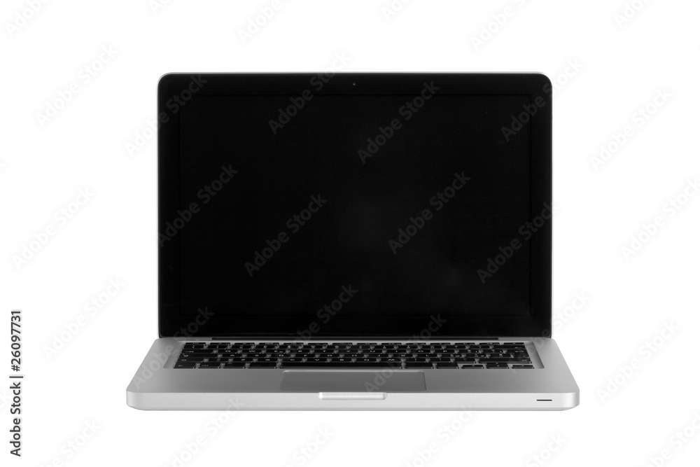 Computer Laptop with path