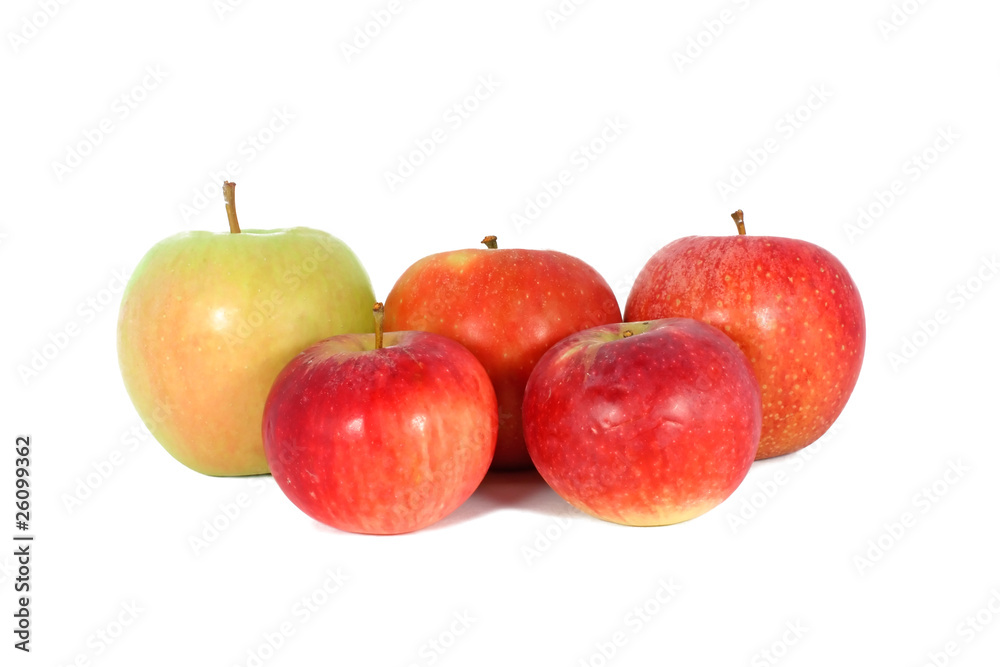 Ripe fresh apples