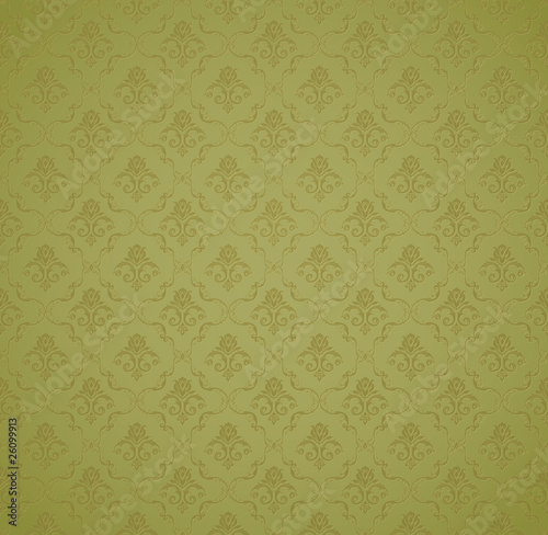 Green Seamless wallpaper pattern