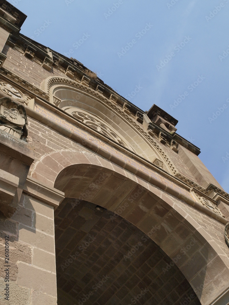 Obraz premium Basílica del Castillo de Javier en Navarra