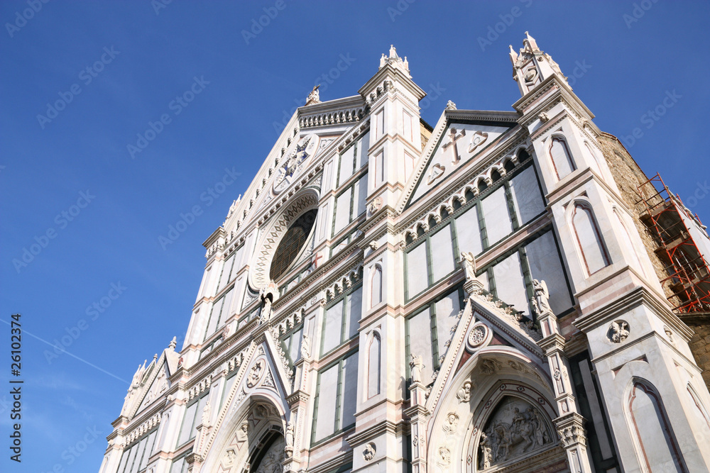 Fototapeta premium Florence - Basilica Santa Croce