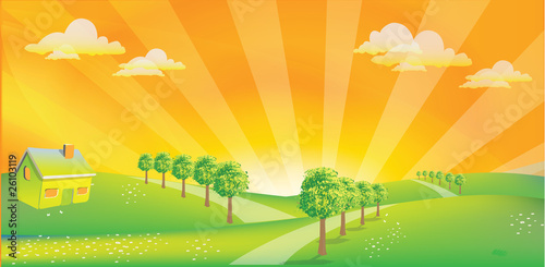 Landscape Vector Illustration