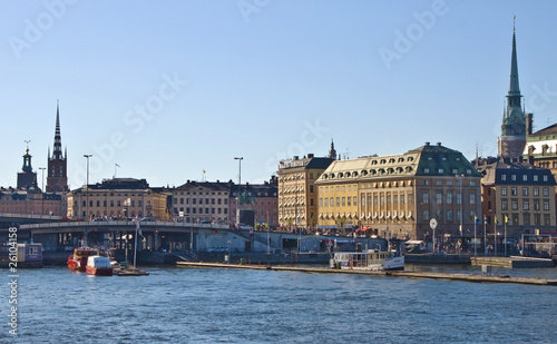 Skyline of the capital of Sweden, Stockholm