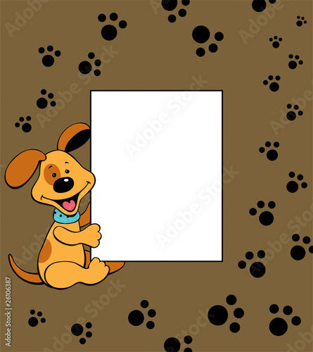 puppy frame photo