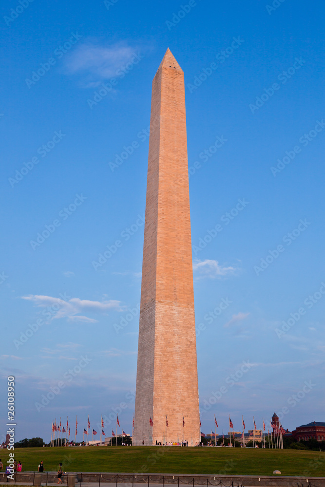 Outdoor view of Washington Monument in Washington DC