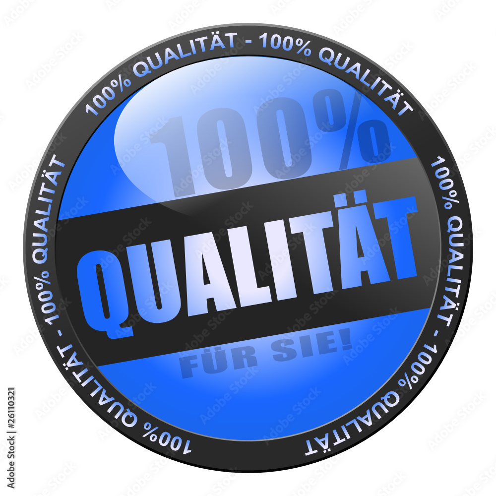 100% Qualität - blau