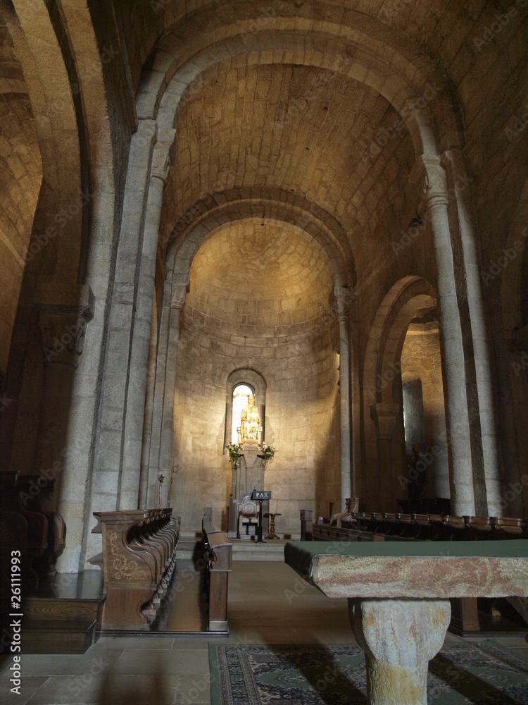 Obraz premium Monasterio de Leyre en Navarra