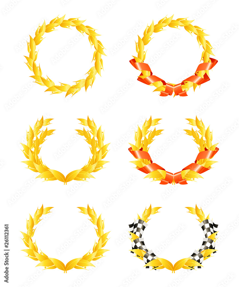 Wreaths, set