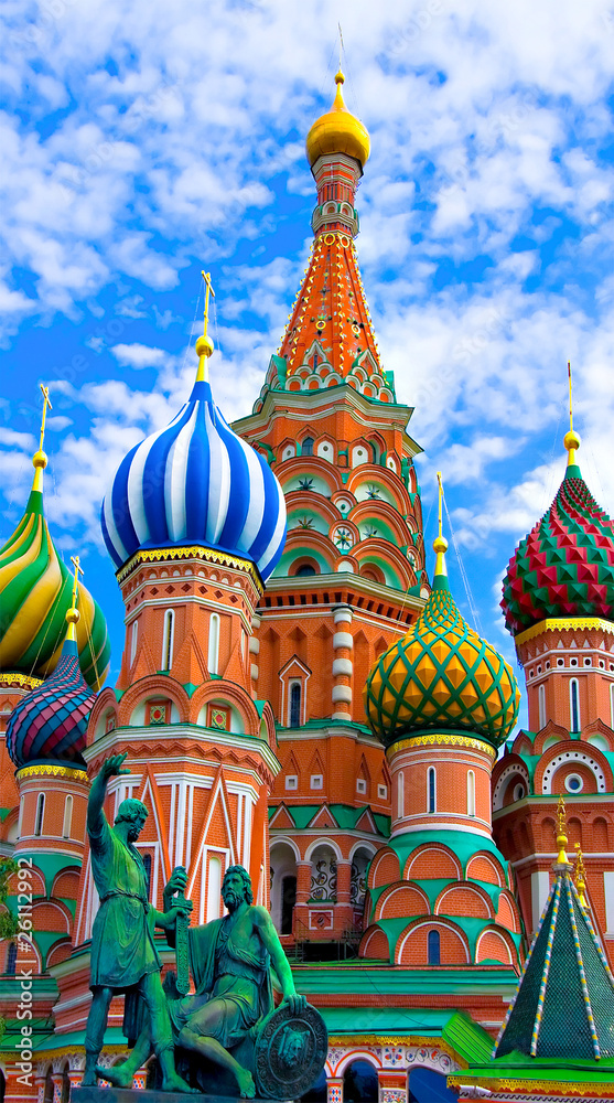Saint Basil's cathedral, Moscow, Russia