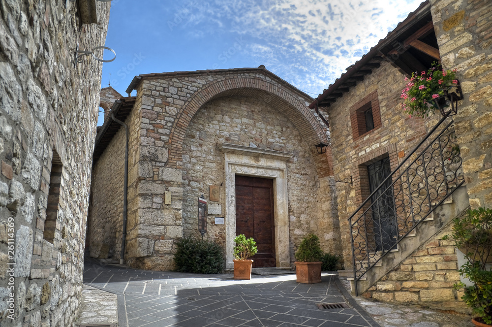 St. Cristoforo Church. Corciano. Umbria. St. Cristoforo Church. Corciano. Umbria.