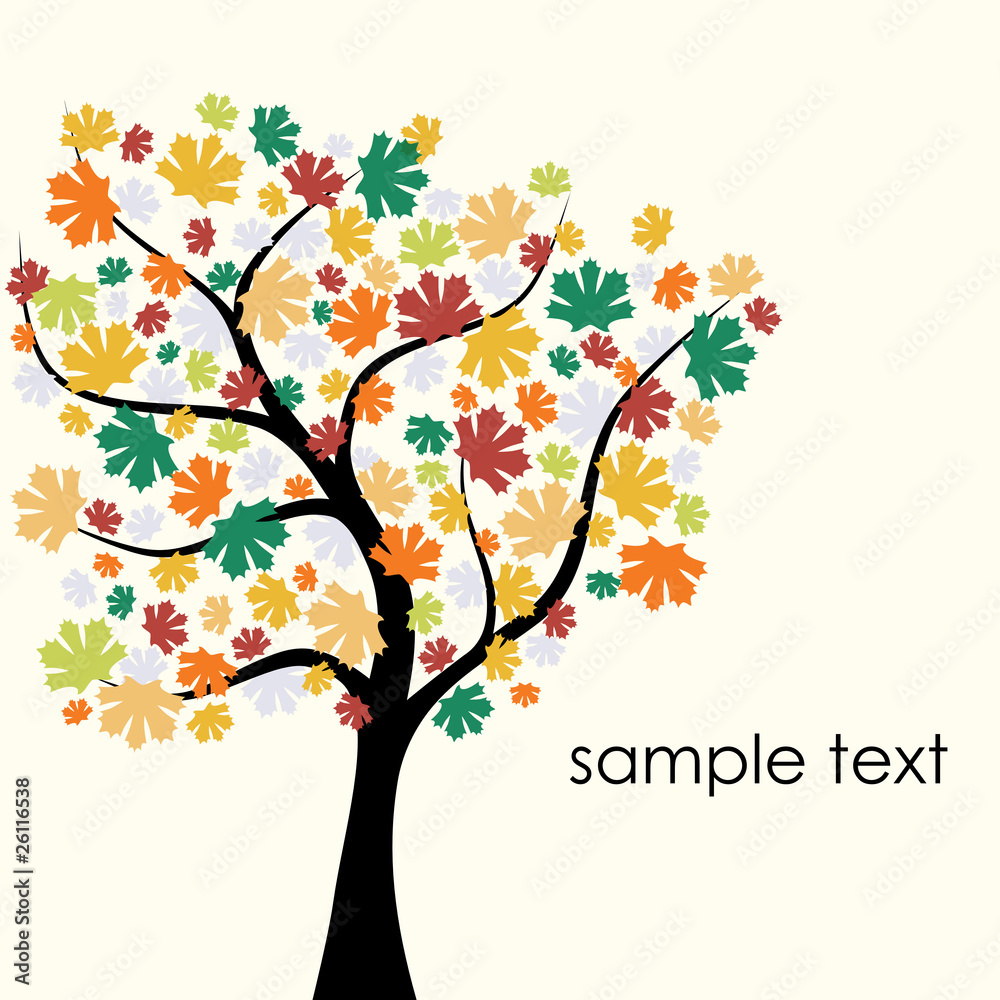 beautiful autumn background with tree beautiful autumn background with tree