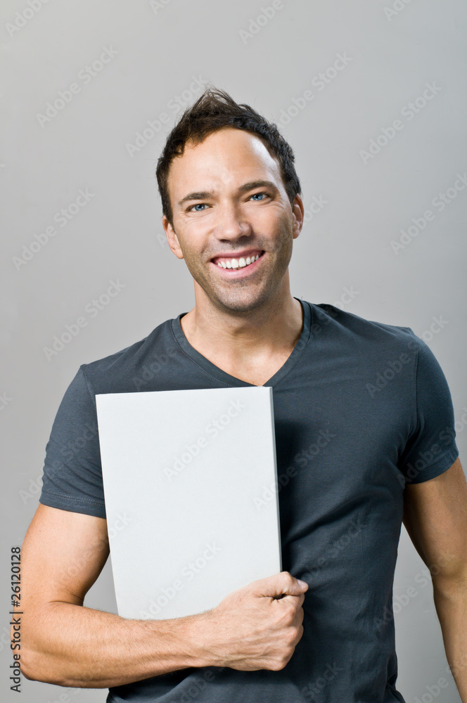 Mann mit Mappe Mann mit Mappe