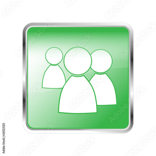 Button Community grün