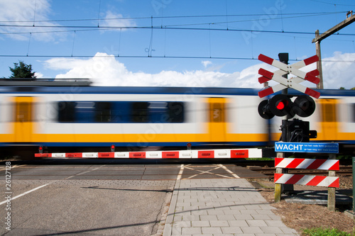 Slika na platnu Railway crossing