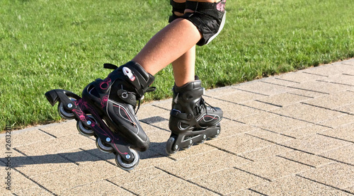 Obraz na płótnie rollerblades