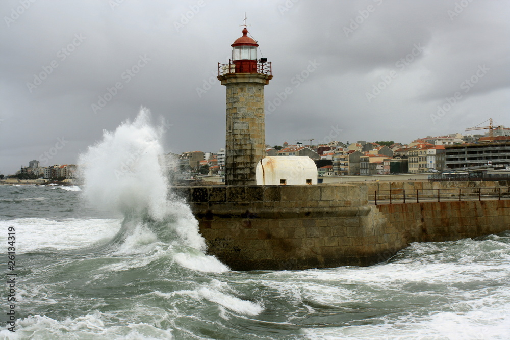 lighthouse in Porto - Northern Portugal