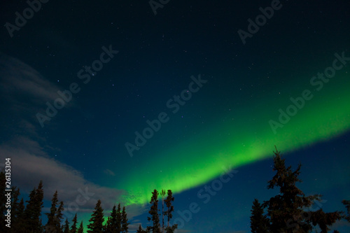 Aurora borealis (Northern lights) display