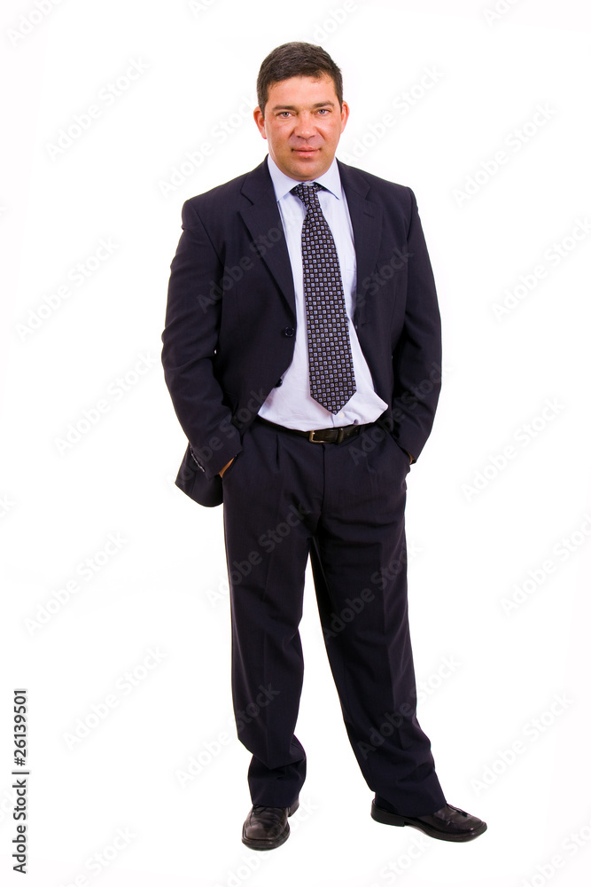 mature business man isolated on white background mature business man isolated on white background