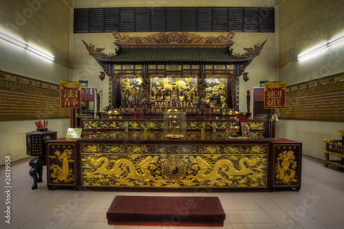 Chinese Temple Altar of Gods