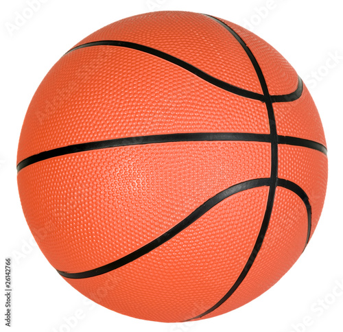 Orange basketball ball