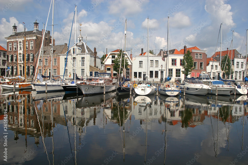 Fototapeta premium Canal in Goes