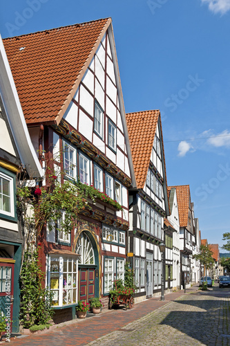 Die Bäckerstraße in Rinteln an der Weser