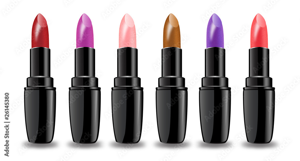 Obraz premium Lipstick set