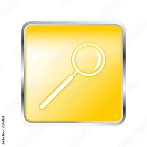 Button Suche orange