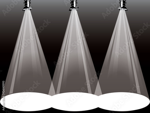 Spotlights vector