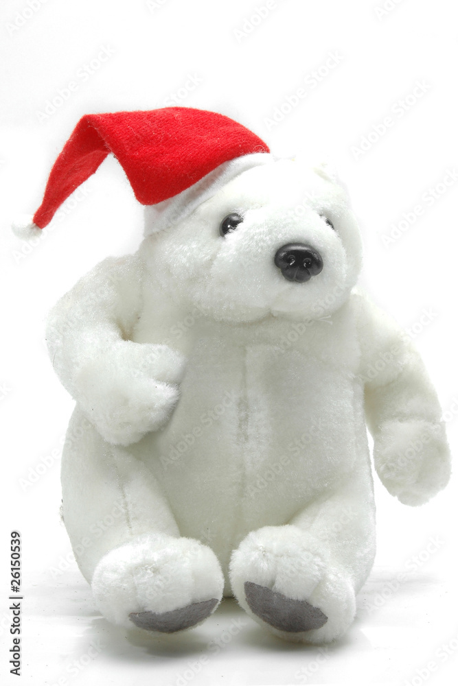 Oso de peluche vestido de Santa Claus Oso de peluche vestido de Santa Claus
