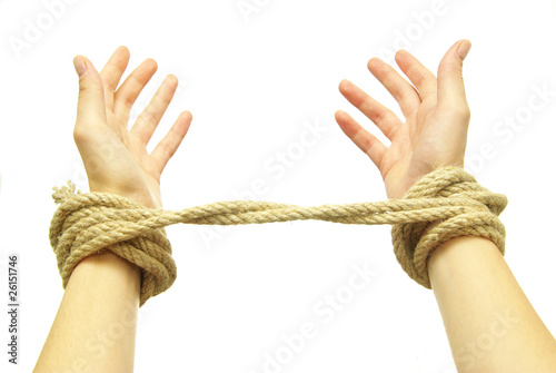 hands in rope