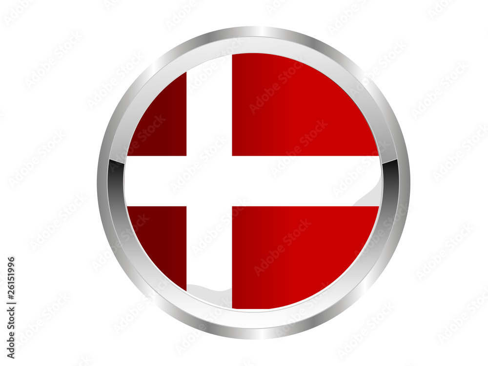 Dänemark Button - Silver Edition