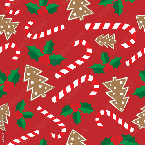 Seamless from Christmas elements