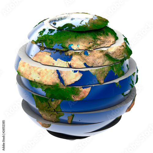 Fototapeta Naklejka Na Ścianę i Meble -  The Global Puzzle