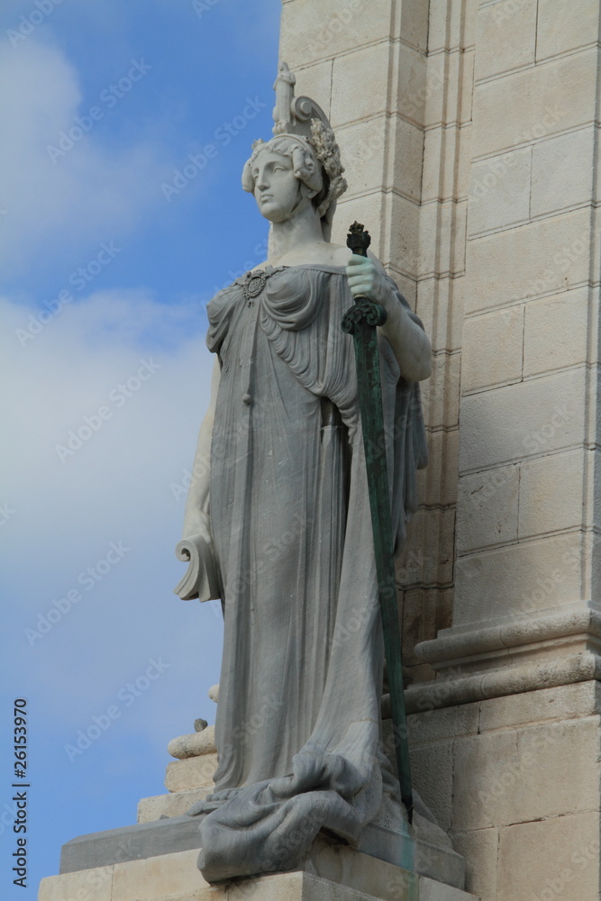 Detalle de un monumento, Cádiz