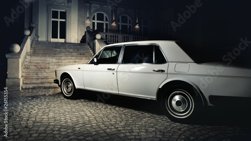 white limousine © konradbak