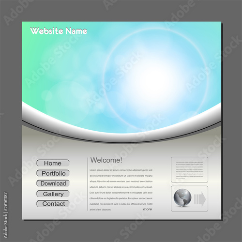 Website template - editable...