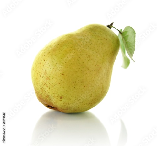 pear with leaves
