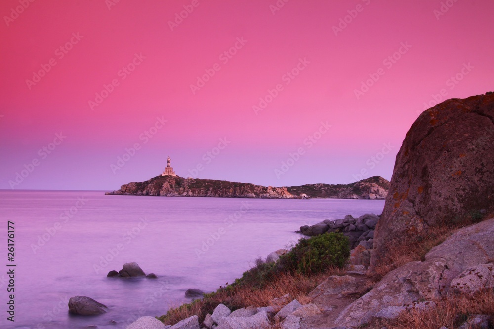 lighthouse near Villasimius, Sardinia