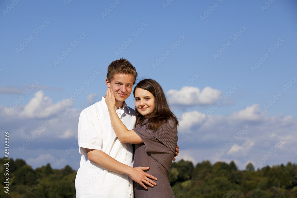 verliebte Teenager