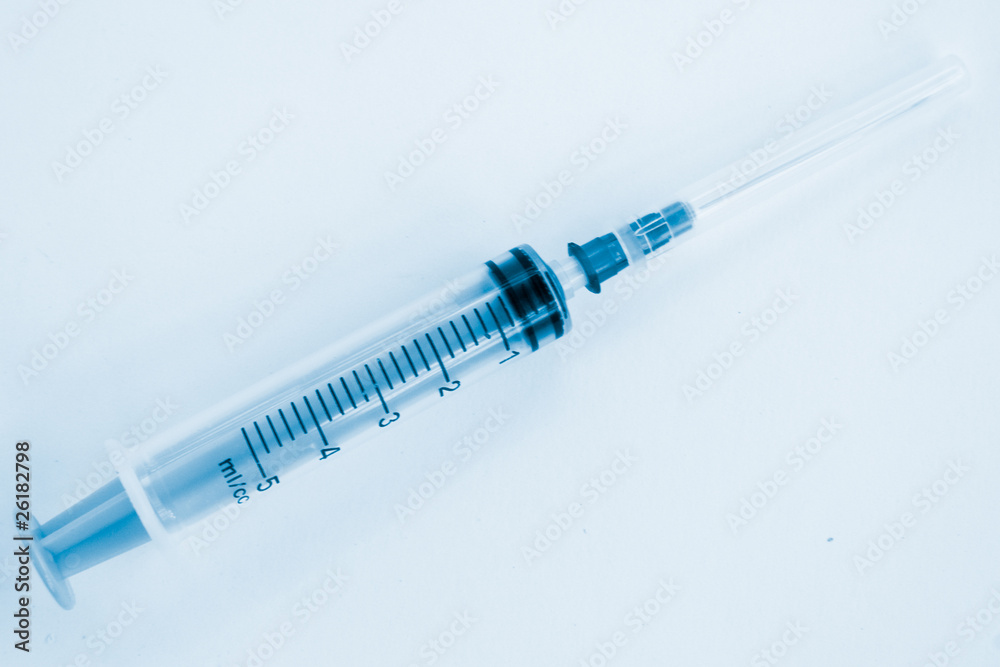 syringe isolated on white syringe isolated on white