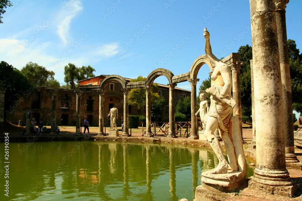Obraz premium Villa Adriana - Canopo - Colonnato