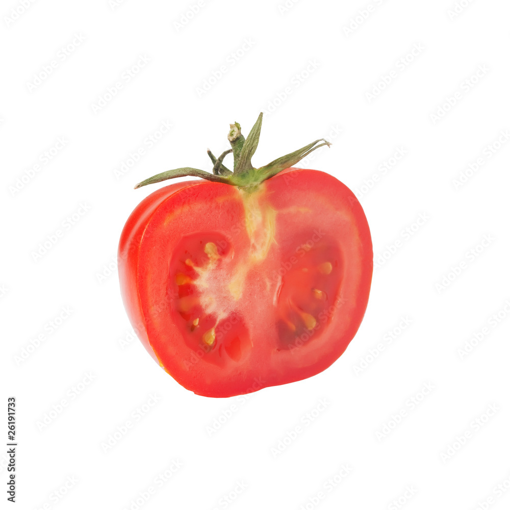 fresh tomato on white background fresh tomato on white background