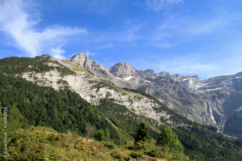 Mountains in the central Pyrenees