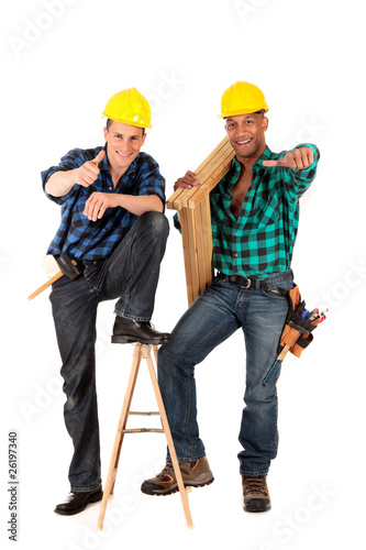 Sexy construction workers