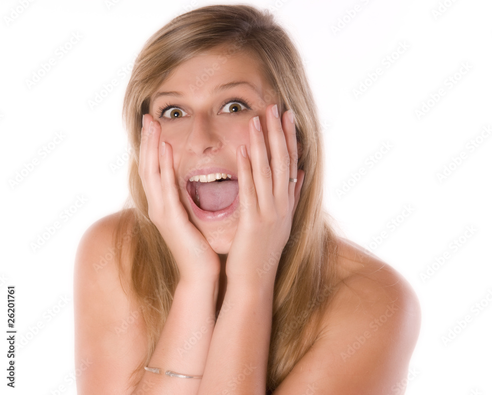 expression - femme heureuse