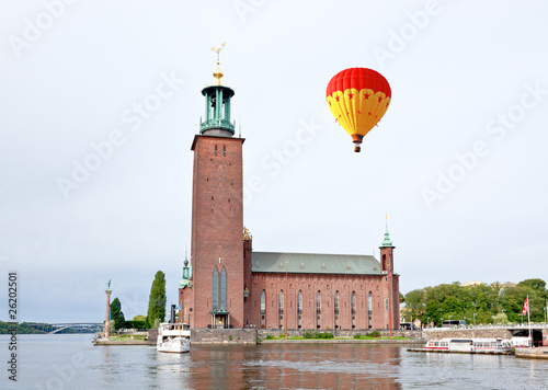 The famous City hall of Stockholm photo