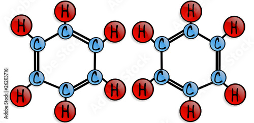 Atom Benzol